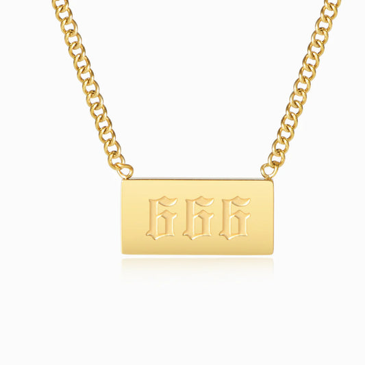 Angel Number 666 Necklace