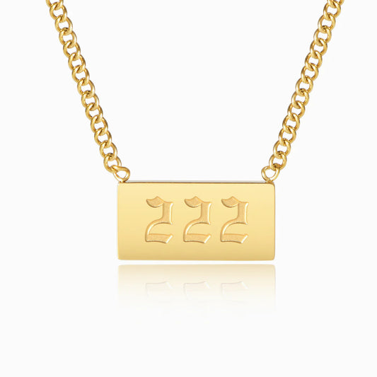 Angel Number 222 Necklace